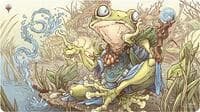 Bloomburrow Playmat for Magic: The Gathering - Helga, Skittish Seer - Ultra Pro Playmats - Playmats card