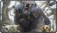Bloomburrow Black Stitched Standard Gaming Playmat for Magic: The Gathering - Lumra, Bellow of the Woods - Ultra Pro Playmats - Playmats card