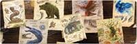 Bloomburrow 8ft Table Playmat for Magic: The Gathering - Calamity Beasts Field Notes - Ultra Pro Playmats - Playmats card