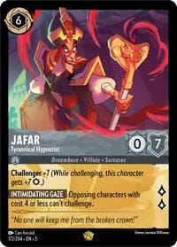 Jafar - Tyrannical Hypnotist - Shimmering Skies - Disney Lorcana card