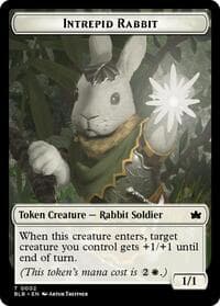 Intrepid Rabbit Token - Bloomburrow - Magic: The Gathering card