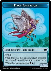 Finch Formation Token - Bloomburrow - Magic: The Gathering card