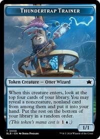Thundertrap Trainer Token - Bloomburrow - Magic: The Gathering card