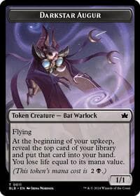 Darkstar Augur Token - Bloomburrow - Magic: The Gathering card