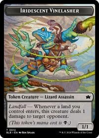 Iridescent Vinelasher Token - Bloomburrow - Magic: The Gathering card