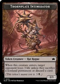 Thornplate Intimidator Token - Bloomburrow - Magic: The Gathering card