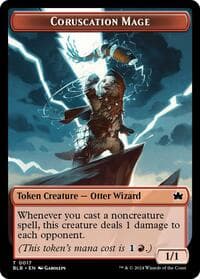 Coruscation Mage Token - Bloomburrow - Magic: The Gathering card
