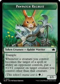 Pawpatch Recruit Token - Bloomburrow - Magic: The Gathering card