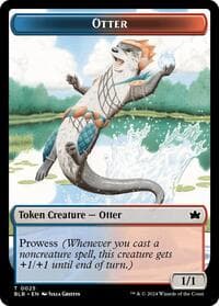 Otter Token - Bloomburrow - Magic: The Gathering card