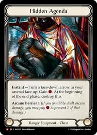 Hidden Agenda - Armory Deck: Azalea - Flesh and Blood TCG card