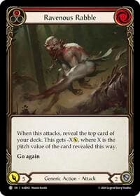 Ravenous Rabble (Red) - Armory Deck: Azalea - Flesh and Blood TCG card
