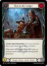 Red in the Ledger - Armory Deck: Azalea - Flesh and Blood TCG card