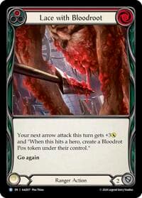 Lace with Bloodrot - Armory Deck: Azalea - Flesh and Blood TCG card