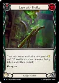 Lace with Frailty - Armory Deck: Azalea - Flesh and Blood TCG card