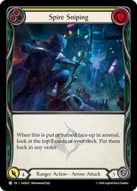Spire Sniping (Yellow) - Armory Deck: Azalea - Flesh and Blood TCG card