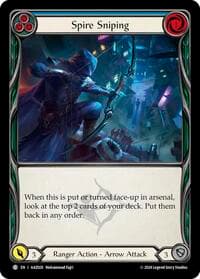 Spire Sniping (Blue) - Armory Deck: Azalea - Flesh and Blood TCG card