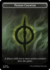 Poison Counter // Rabbit Double-Sided Token - Commander: Bloomburrow - Magic: The Gathering card