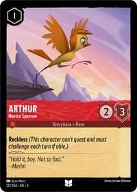 Arthur - Novice Sparrow - Shimmering Skies - Disney Lorcana card