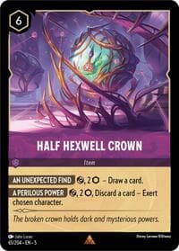 Half Hexwell Crown - Shimmering Skies - Disney Lorcana card