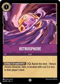 Retrosphere - Shimmering Skies - Disney Lorcana card