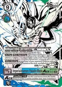 Imperialdramon: Paladin Mode ACE (Textured) - Secret Crisis - Digimon Card Game card