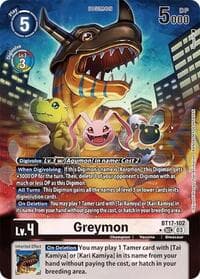 Greymon (Alternate Art) - Secret Crisis - Digimon Card Game card