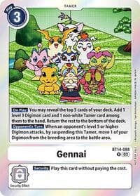 Gennai (Secret Crisis: Movie Memorial Pack) - Secret Crisis - Digimon Card Game card