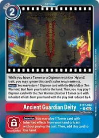 Ancient Guardian Deity (Secret Crisis: Movie Memorial Pack) - Secret Crisis - Digimon Card Game card