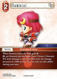 Samurai - Hidden Trials - Final Fantasy TCG card