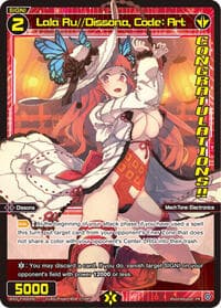 Lala Ru//Dissona, Code: Art (Dissona Festival 2024) - Promo Cards - WIXOSS card