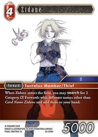 Zidane - Hidden Trials - Final Fantasy TCG card