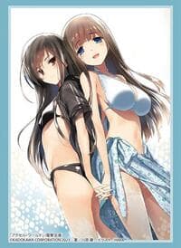 Bushiroad Sleeve Collection HG Vol.3951: Dengeki Bunko Sword Art Online - Kuroyukihime & Fuuko Kurasaki (75-Pack) - Bushiroad Card Sleeves - Card Sleeves card