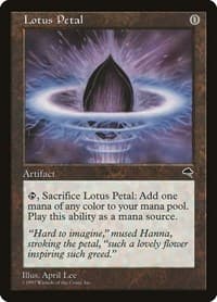 Lotus Petal - Tempest - Magic: The Gathering card
