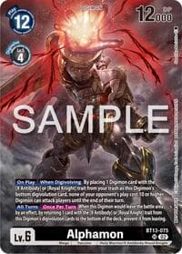 Alphamon (Pre-Release Tournament Participation Card) - Secret Crisis Pre-Release Cards - Digimon Card Game card