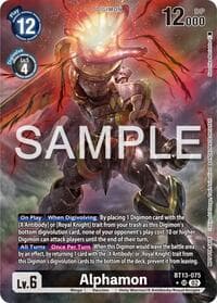 Alphamon (Pre-Release Tournament Winner Card) - Secret Crisis Pre-Release Cards - Digimon Card Game card