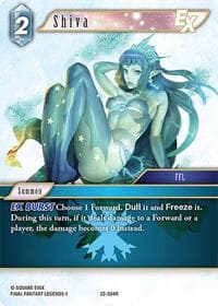 Shiva EX - Hidden Trials - Final Fantasy TCG card