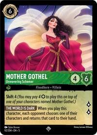 Mother Gothel - Unwavering Schemer - Shimmering Skies - Disney Lorcana card