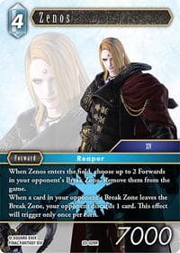Zenos - Hidden Trials - Final Fantasy TCG card