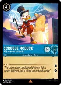 Scrooge McDuck - Afficionado of Antiquities - Shimmering Skies - Disney Lorcana card