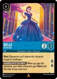 Belle - Of the Ball - Shimmering Skies - Disney Lorcana card