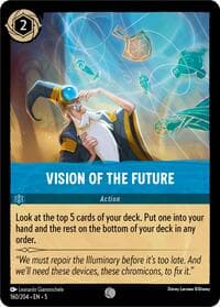 Vision of the Future - Shimmering Skies - Disney Lorcana card