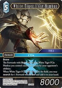 White Tiger l'Cie Nimbus - Hidden Trials - Final Fantasy TCG card