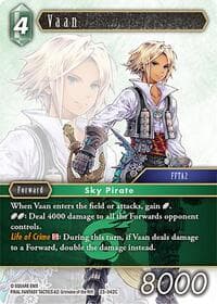 Vaan - Hidden Trials - Final Fantasy TCG card