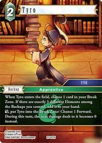 Tyro - Hidden Trials - Final Fantasy TCG card
