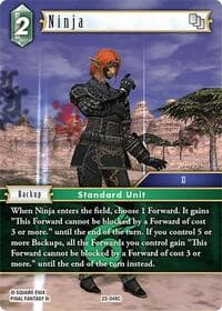 Ninja - Hidden Trials - Final Fantasy TCG card