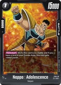 Nappa : Adolescence - Starter Deck 5: Bardock - Dragon Ball Super: Fusion World card