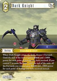 Dark Knight - Hidden Trials - Final Fantasy TCG card