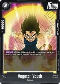 Vegeta : Youth - Starter Deck 5: Bardock - Dragon Ball Super: Fusion World card