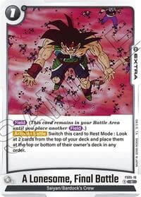 A Lonesome, Final Battle - Starter Deck 5: Bardock - Dragon Ball Super: Fusion World card