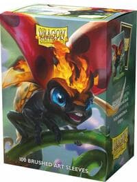 Dragon Shield Brushed Art Sleeves - The Burnbug (100-pack) - Dragon Shield Card Sleeves - Card Sleeves card